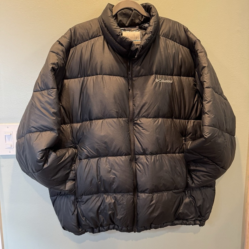 Columbia Pike Lake Black Puffer Jacket Men's XXL‎ NWOT